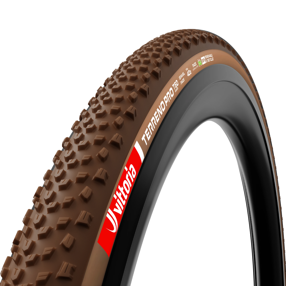 Vittoria Terreno Pro T60 Mixed Gravel Race Tyre - Natural Brown