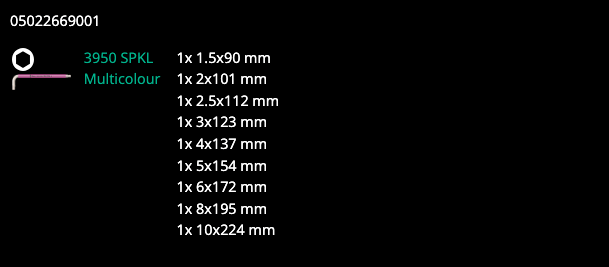 wera-3950-9-hex-plus-multicolour-stainless-contents