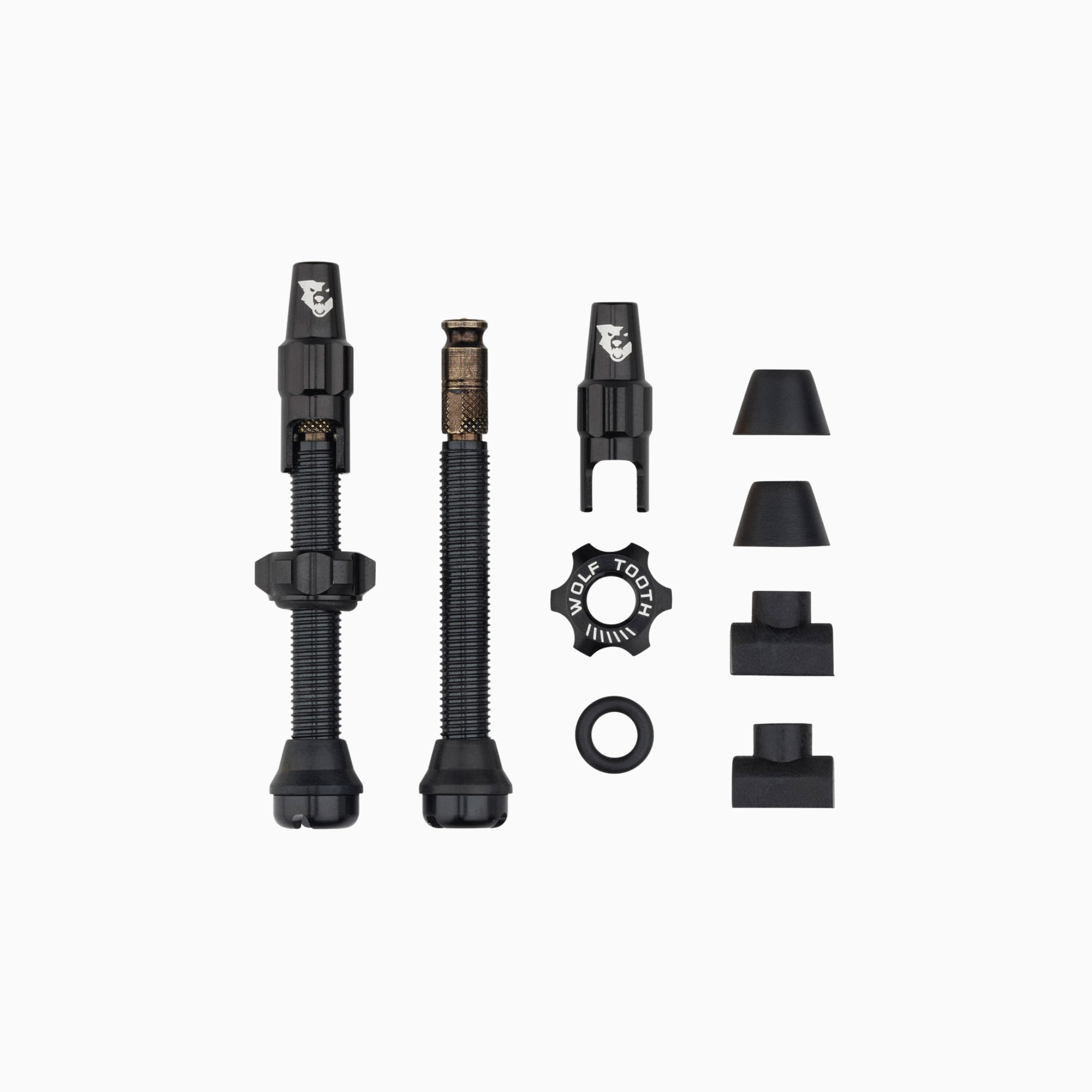Wolf Tooth Tubeless Valve Stem Kit for Clik Valves - Black