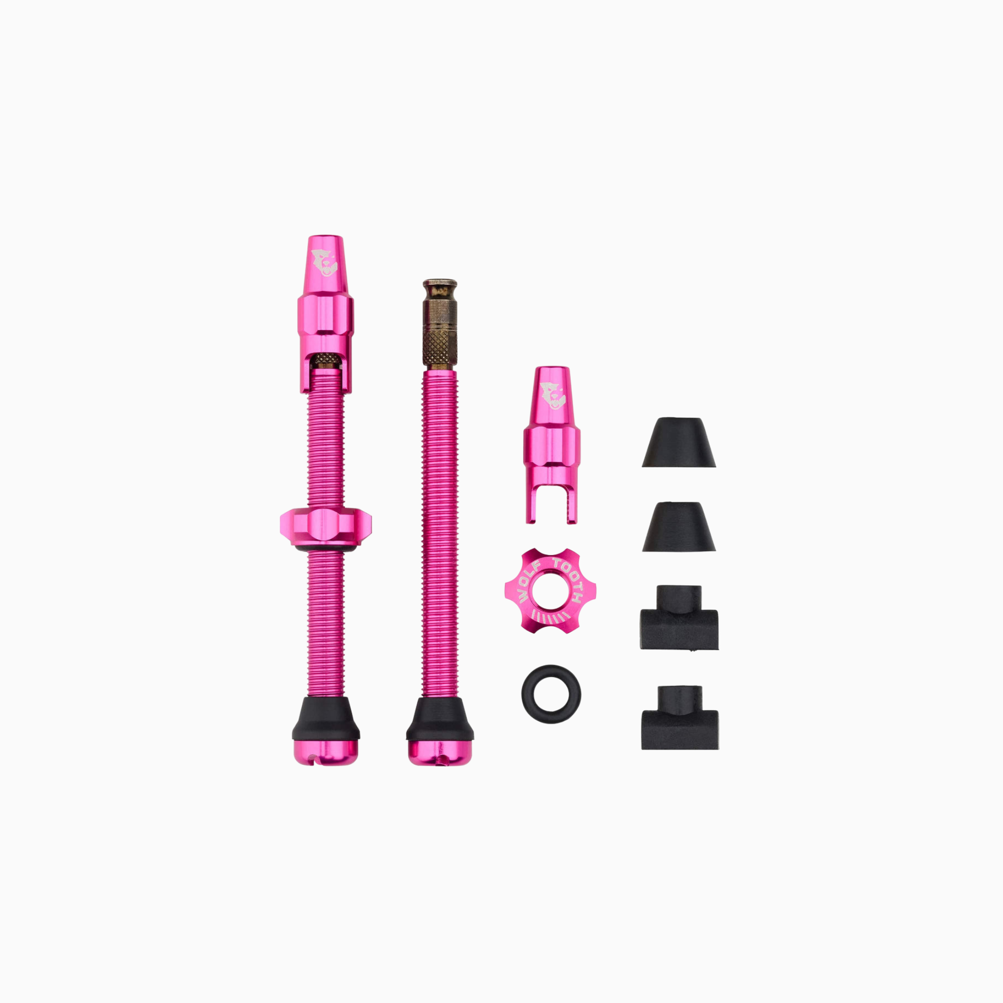 Wolf Tooth Tubeless Valve Stem Kit for Clik Valves - Pink
