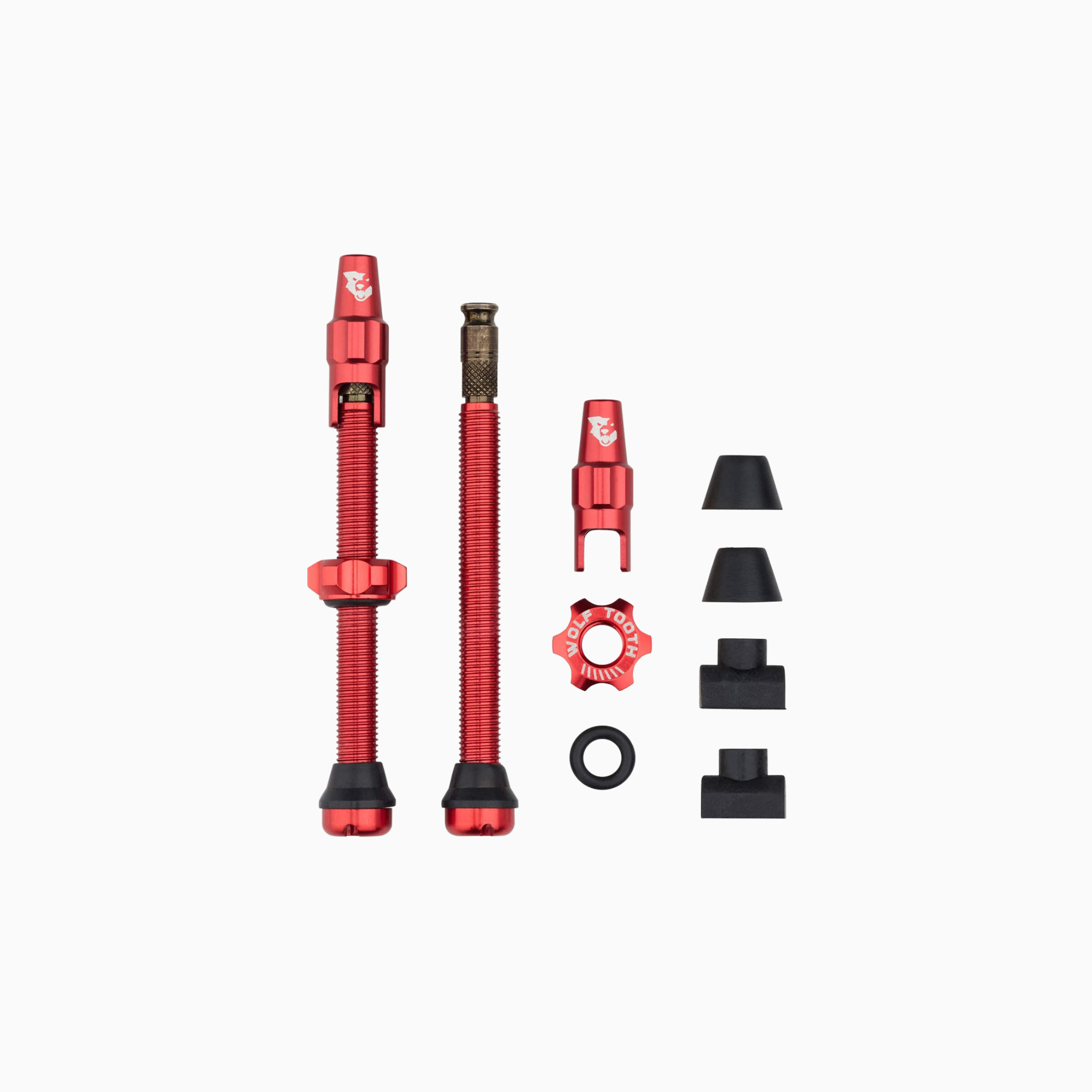 Wolf Tooth Tubeless Valve Stem Kit for Clik Valves - Red