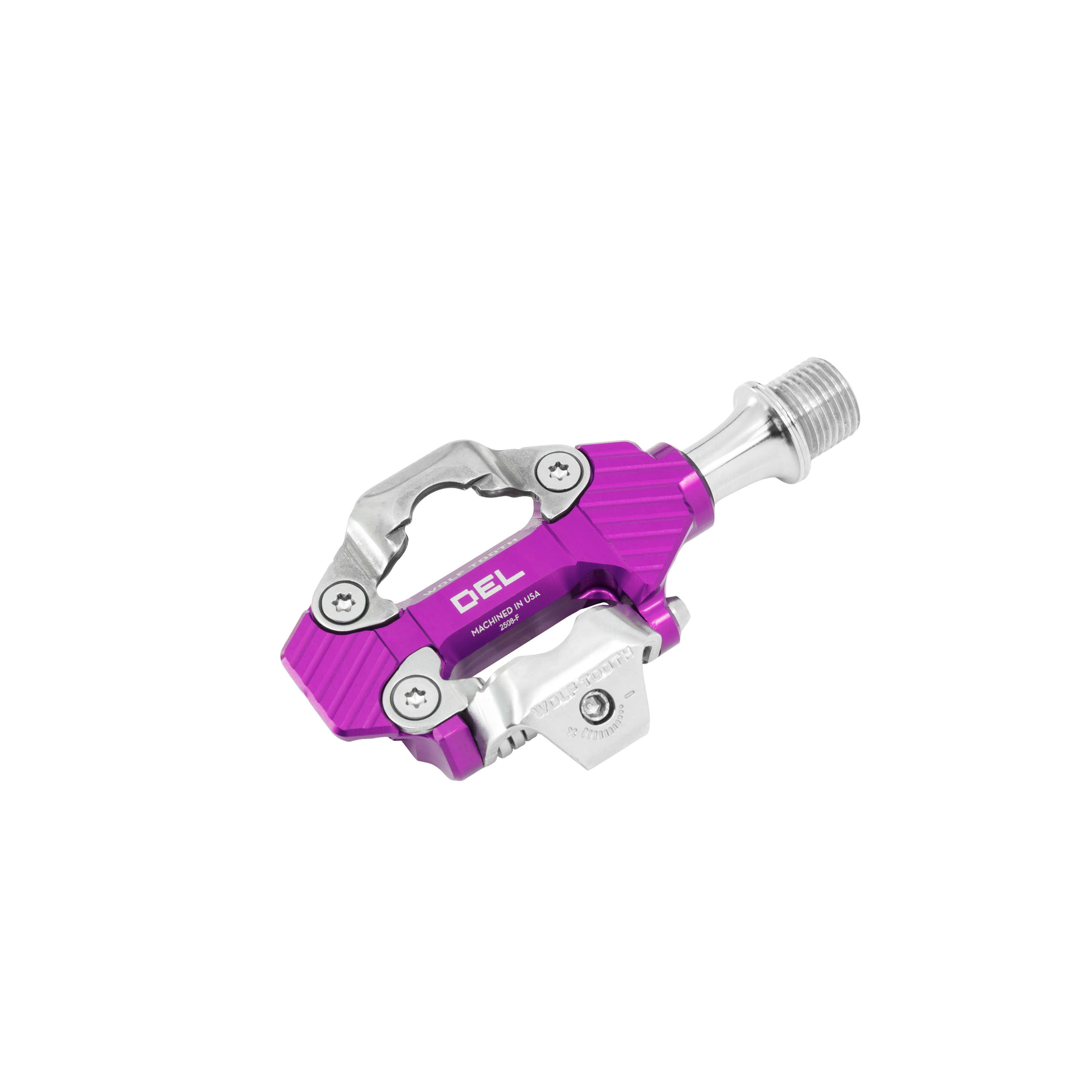 Wolf Tooth DEL Gravel Race Clipless Pedal -  Ultraviolet Purple