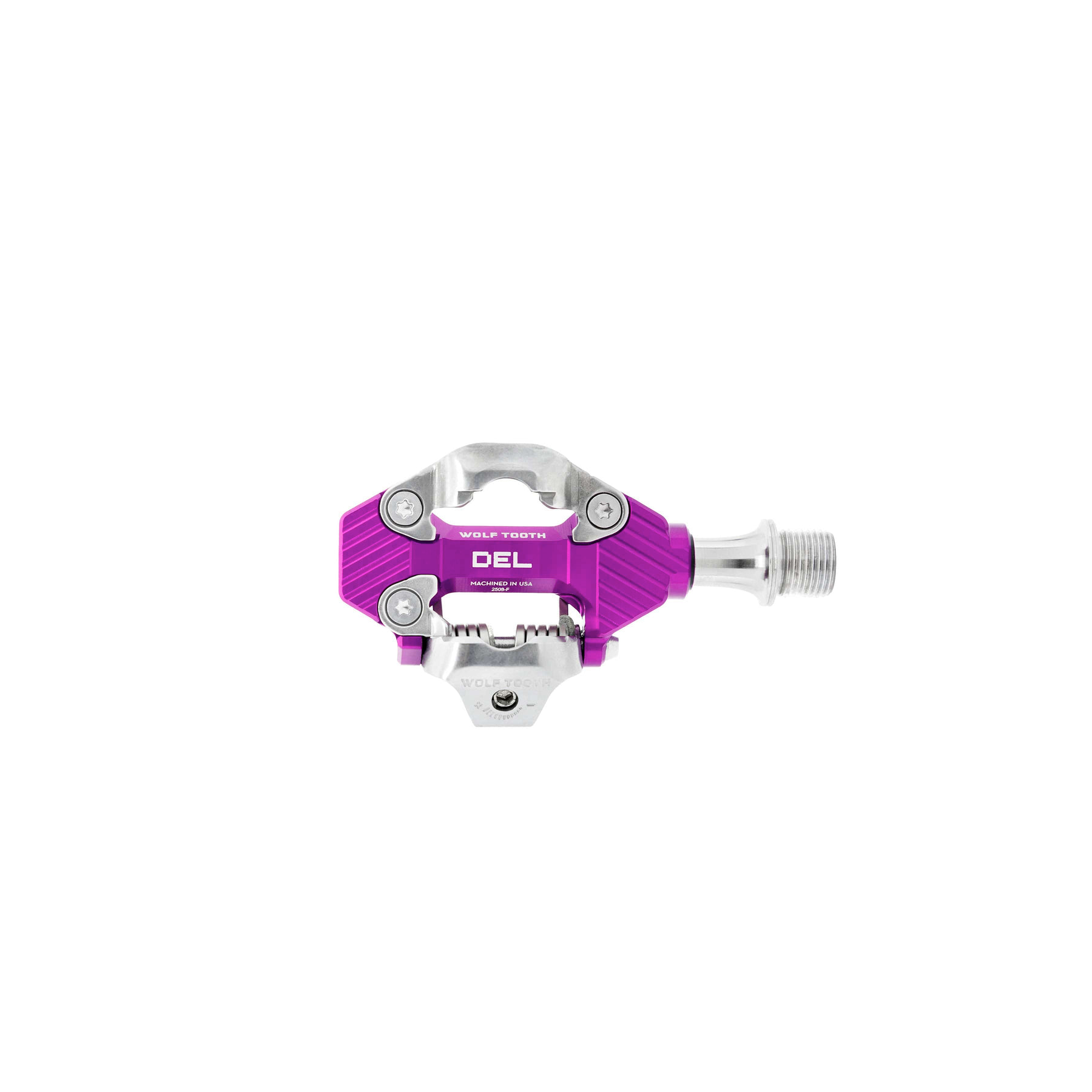 Wolf Tooth DEL Gravel Race Clipless Pedal -  Ultraviolet Purple