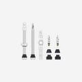 Wolf Tooth Tubeless Presta Valve Stem Kit - Raw Silver