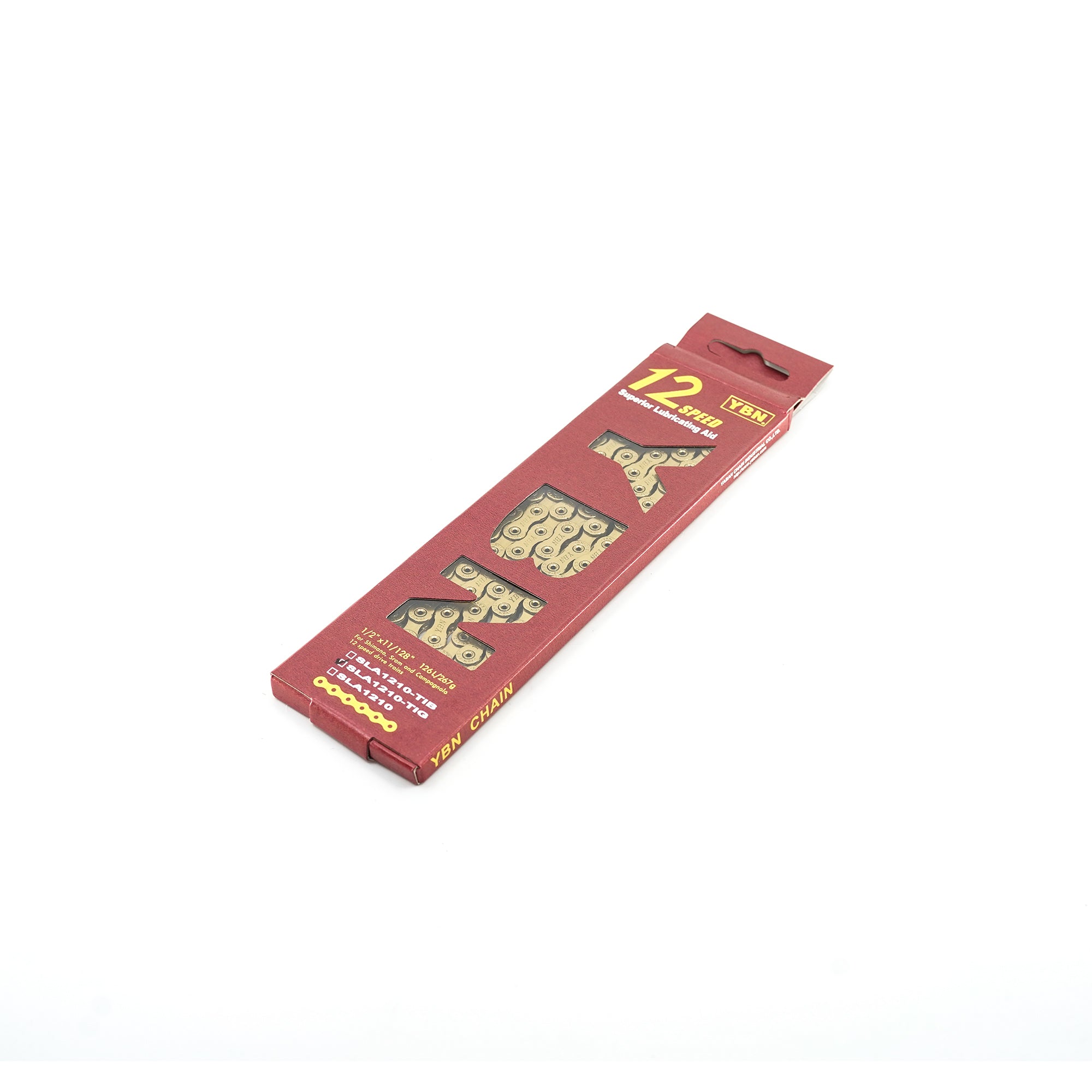YBN SLA120 12-Speed Ti-Nitrate Chain - Gold