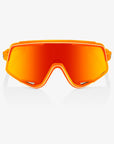 100-glendale-sunglasses-neon-orange-hiper-red-mirror-lens-front