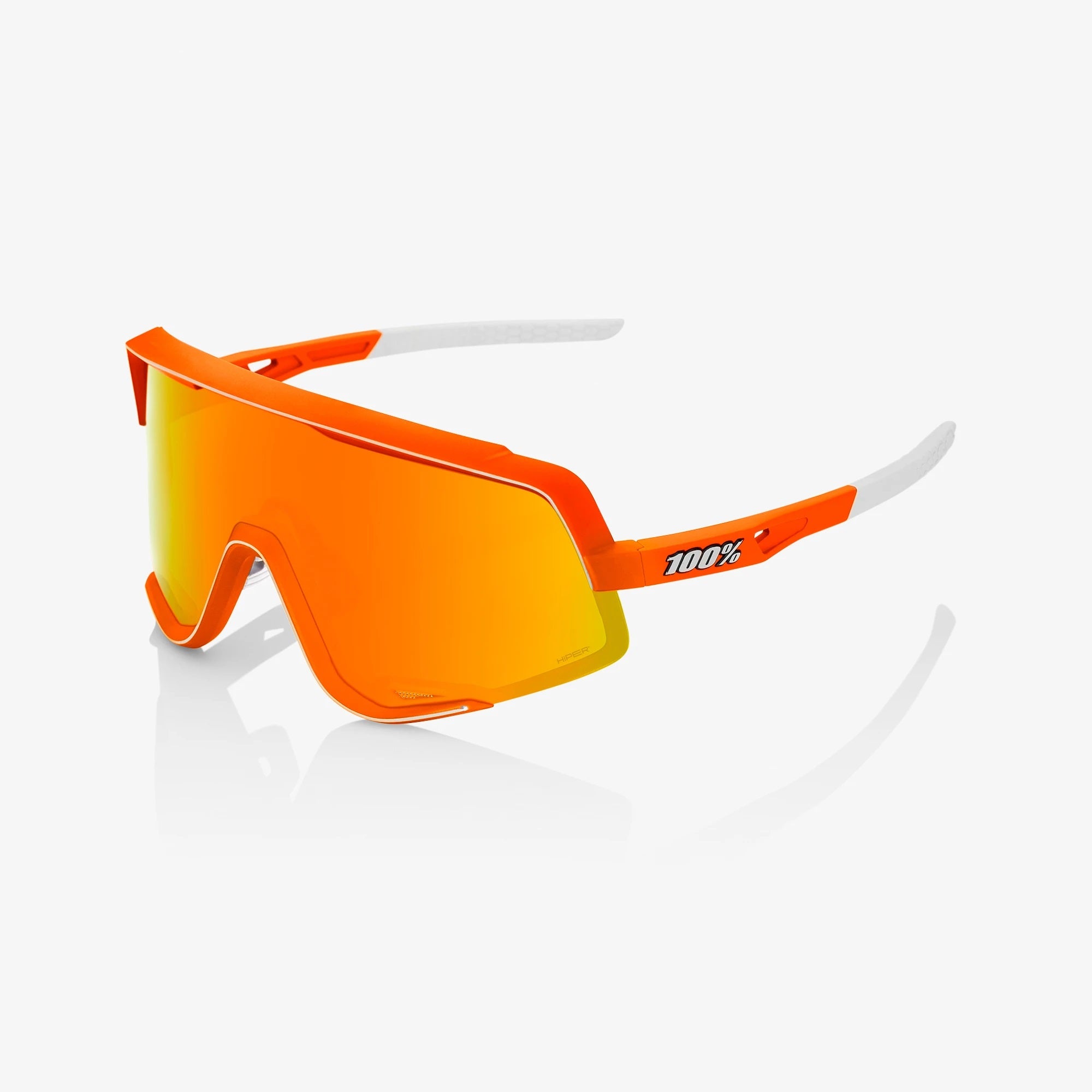 100-glendale-sunglasses-neon-orange-hiper-red-mirror-lens