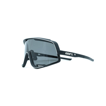 100% Glendale Sunglasses - Soft Tact Black (Smoke) - CCACHE