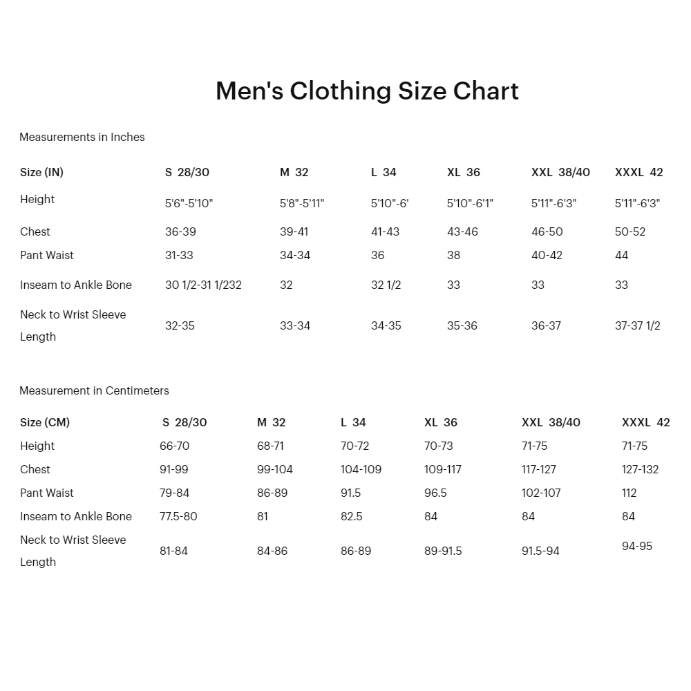 100-percent-mens-sizing-chart