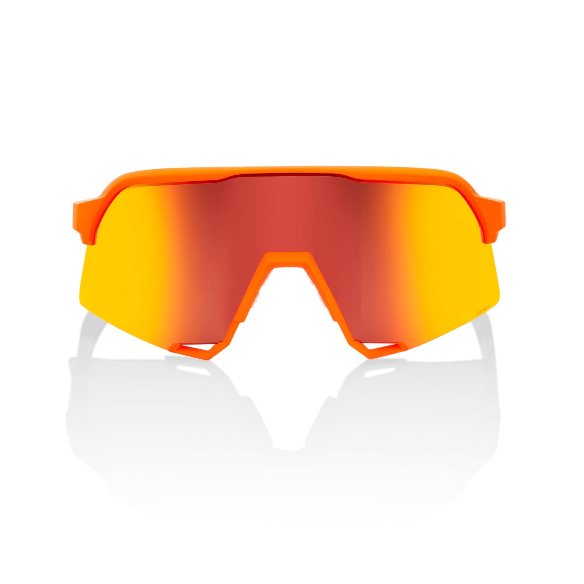 100% S3 Sunglasses - MVDP Limited Edition Neon Orange (HiPER Red) - CCACHE