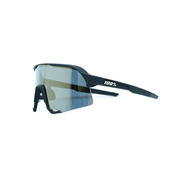 100% S3 Sunglasses - Soft Tact Black (Gold) - CCACHE