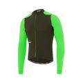 Attaquer All Day Winter Long Sleeved Jersey - Pine/Fluro Green