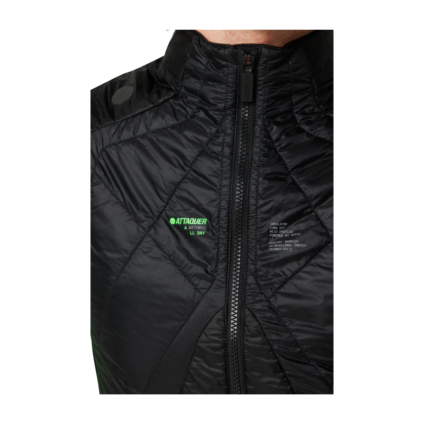 Attaquer All Day Anatomic Insulator Gilet - Black