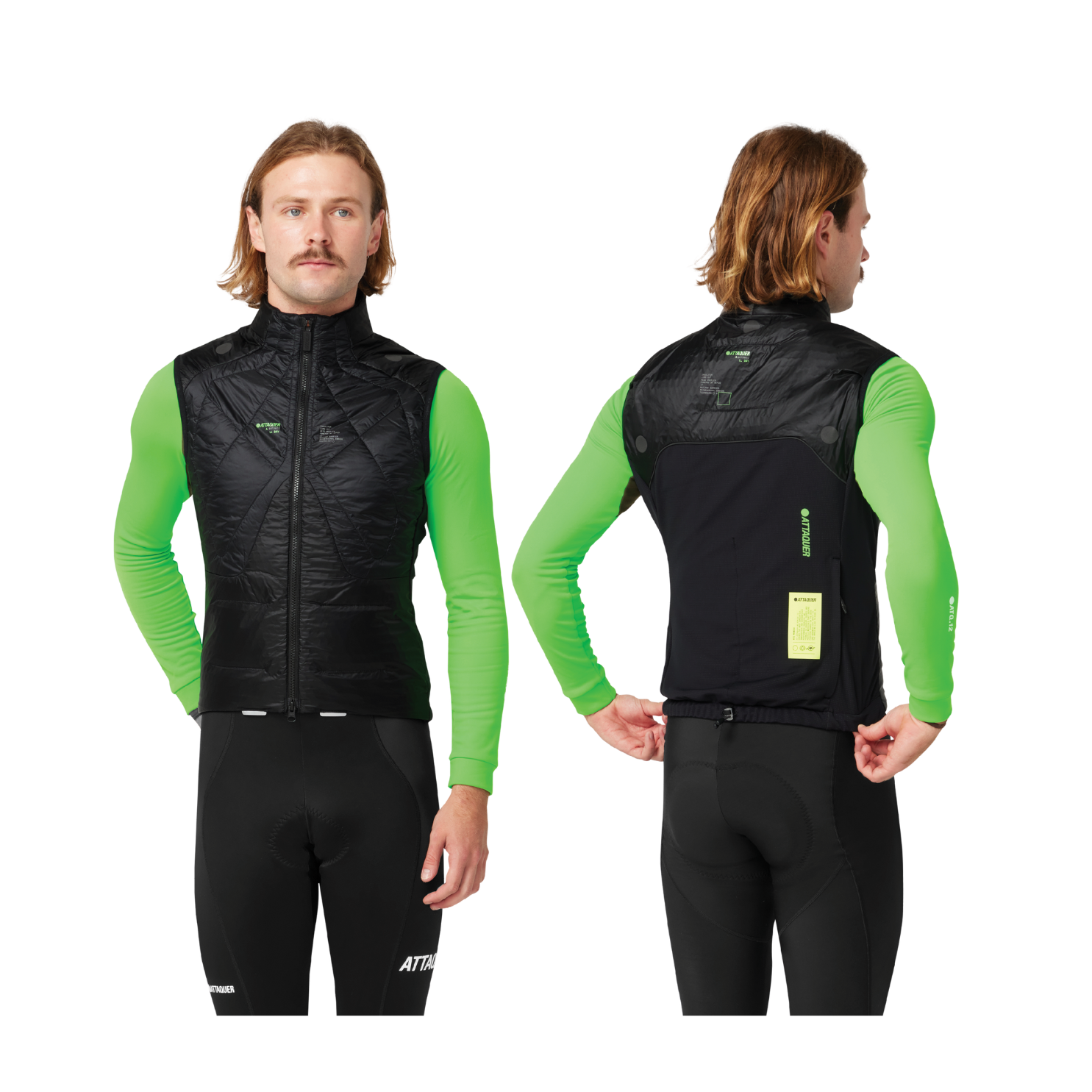 Attaquer All Day Anatomic Insulator Gilet - Black