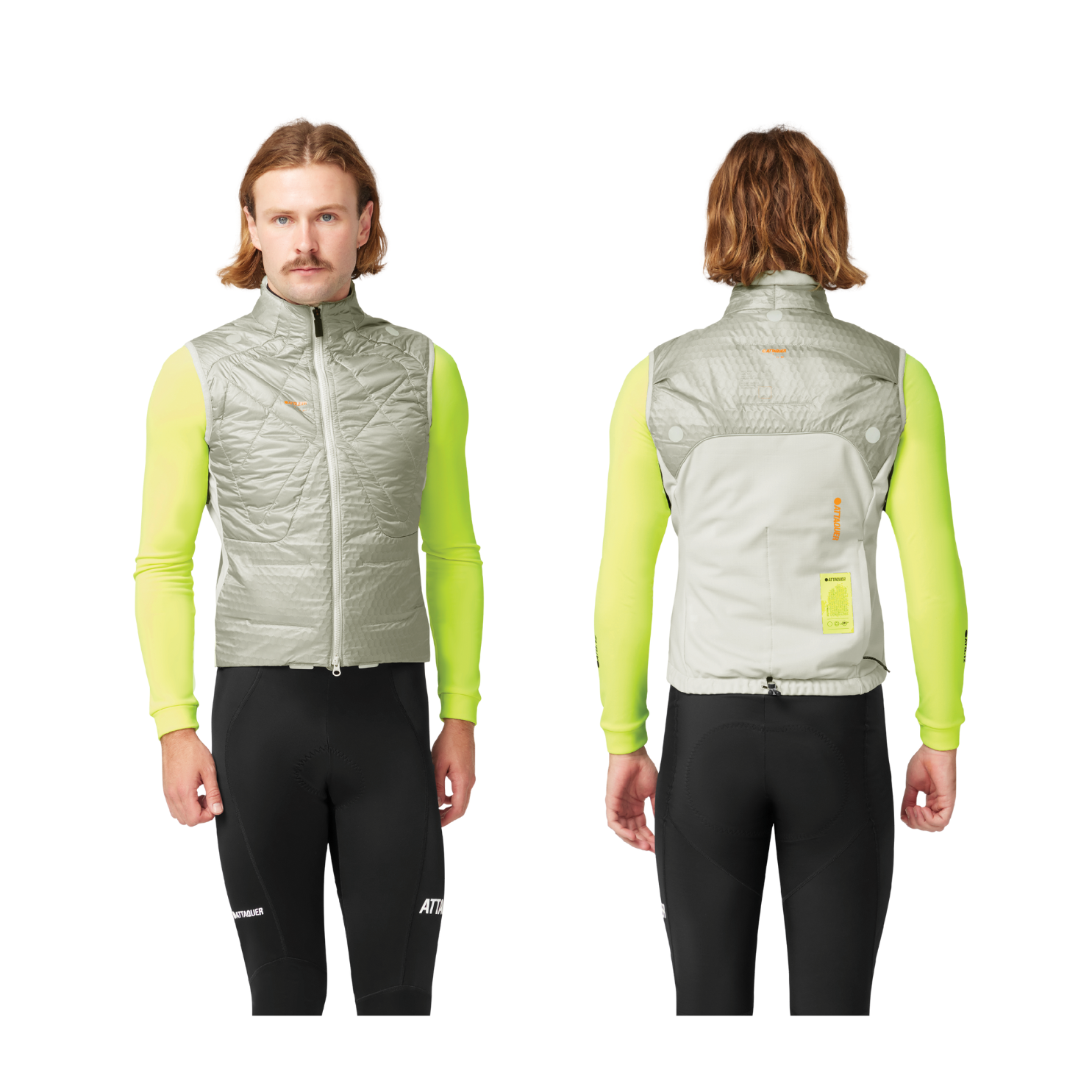 Attaquer All Day Anatomic Insulator Gilet - Eggshell