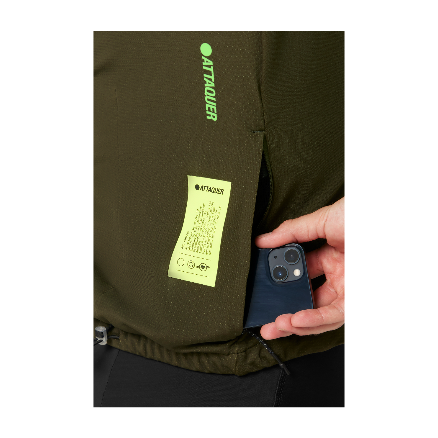 Attaquer All Day Anatomic Insulator Gilet - Pine