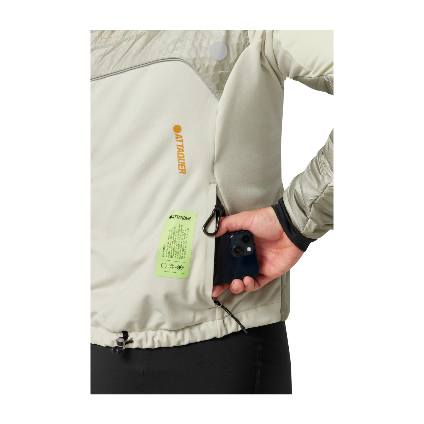 Attaquer All Day Anatomic Insulator Jacket - Eggshell