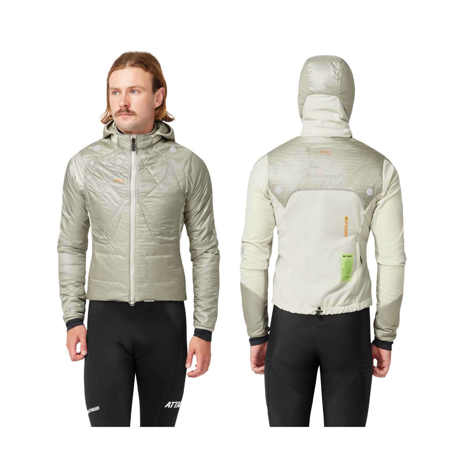 Attaquer All Day Anatomic Insulator Jacket - Eggshell