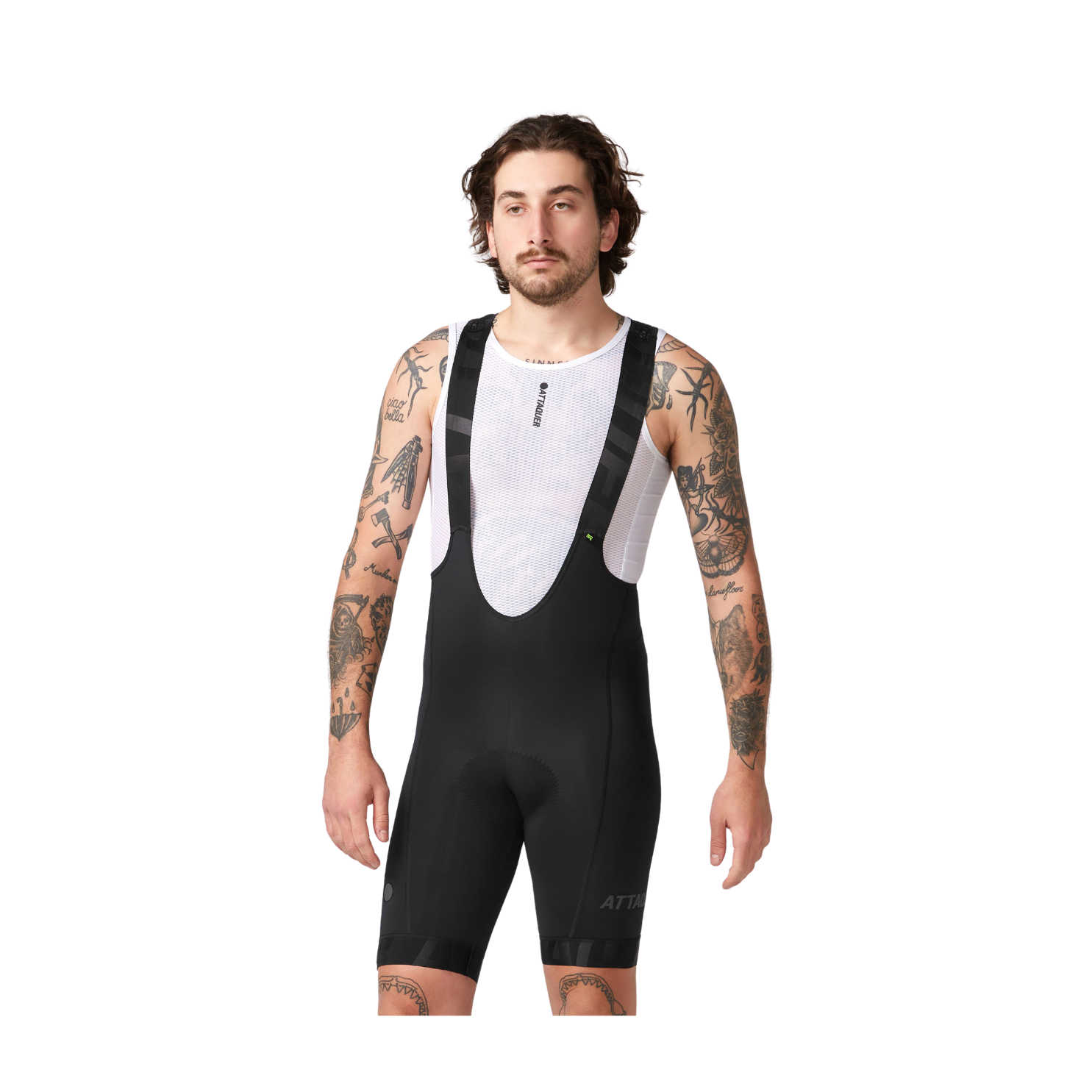 Attaquer All Day Bib Short - Black/Tonal