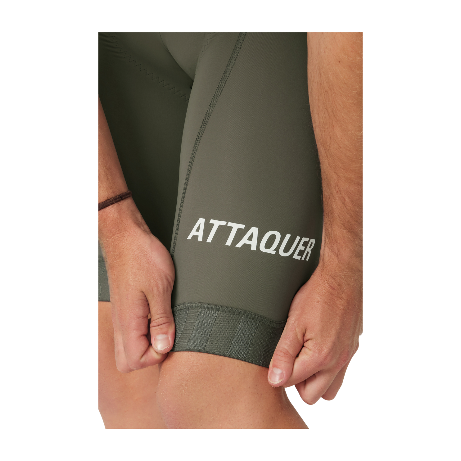 Attaquer All Day Bib Short - Grey Smoke
