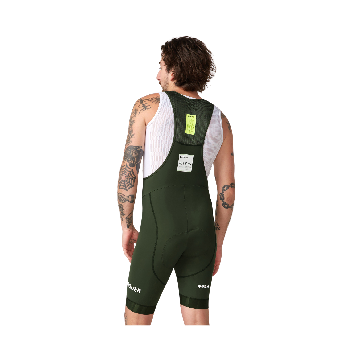 Attaquer All Day Bib Short - Pine