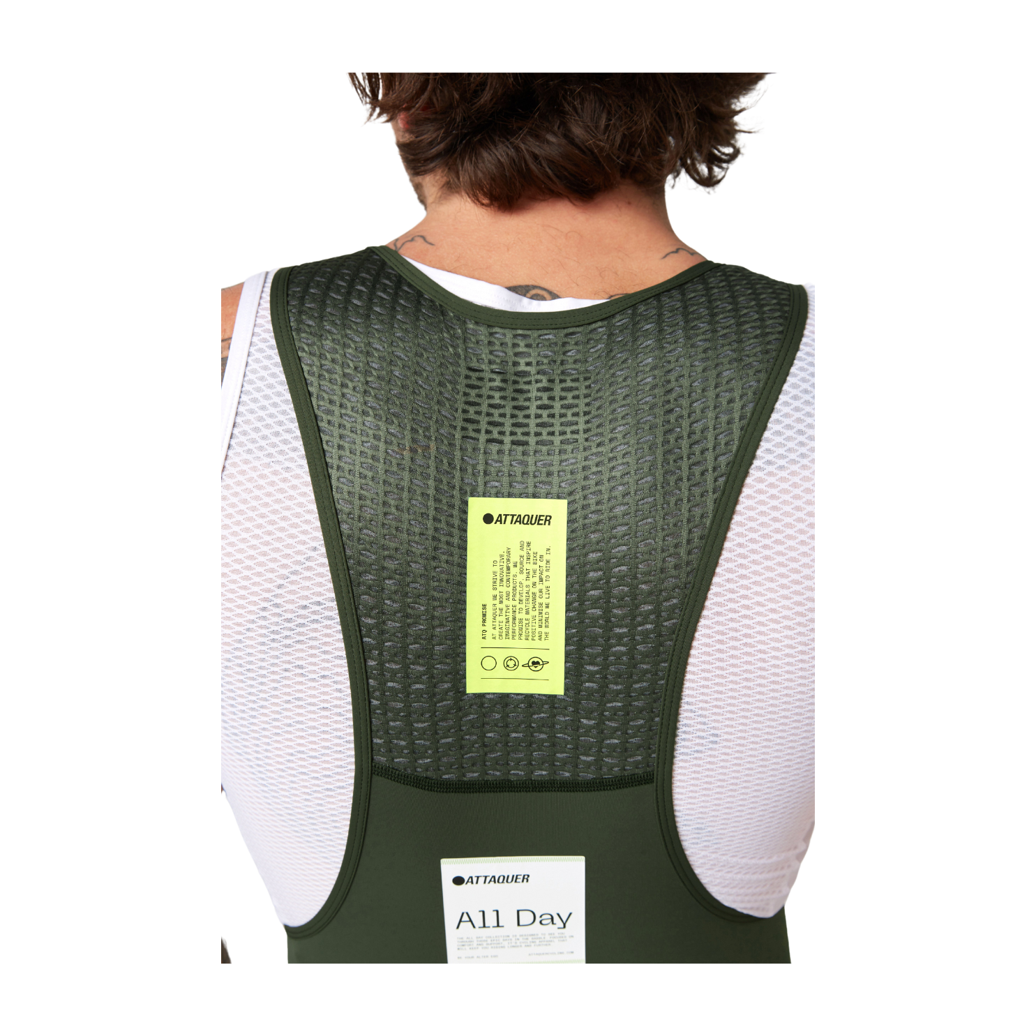 Attaquer All Day Bib Short - Pine