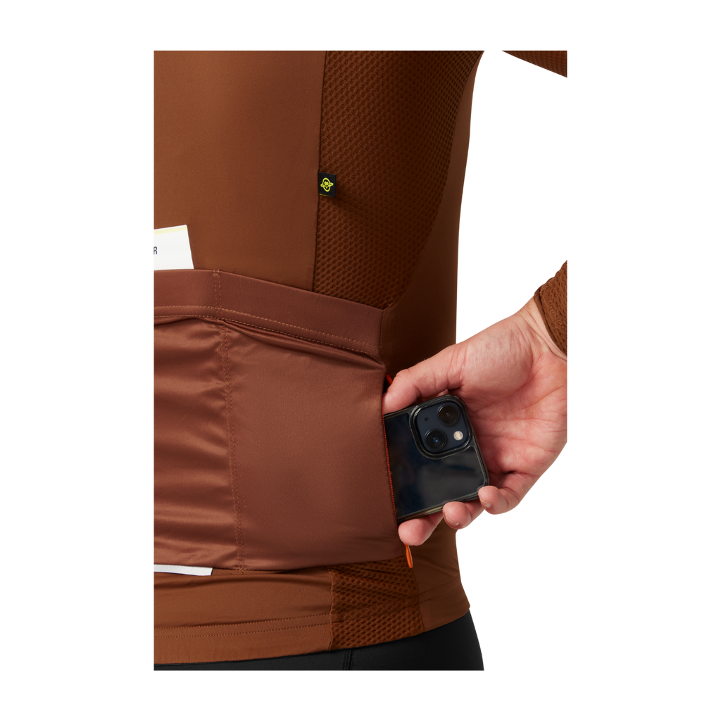 Attaquer All Day Summer Long Sleeve Jersey - Burnt Orange