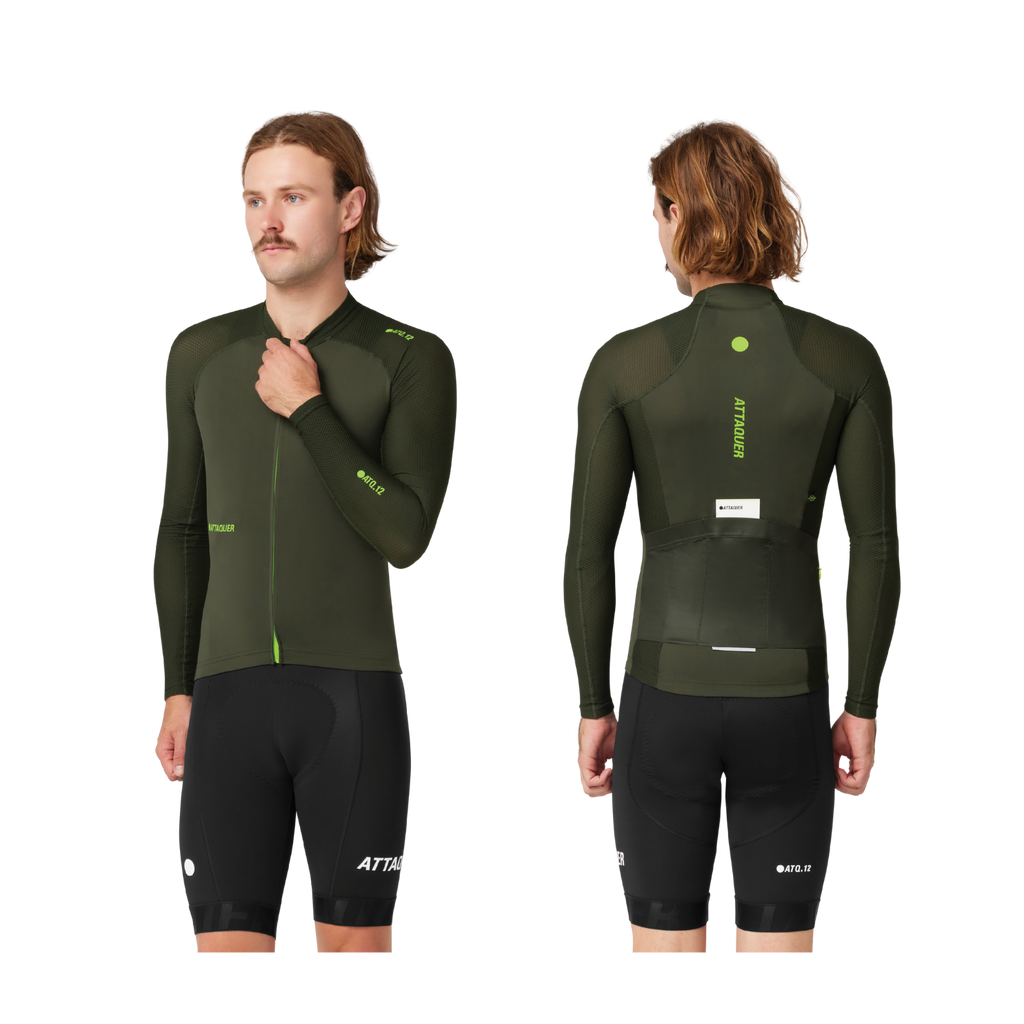 Attaquer All Day Summer Long Sleeve Jersey - Pine