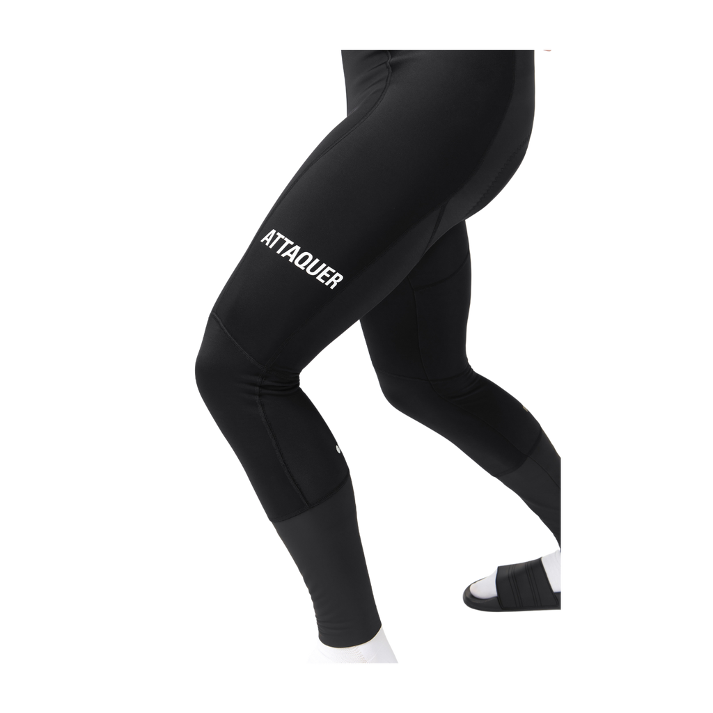 Attaquer All Day Winter Bib Long - Black Reflective Logo