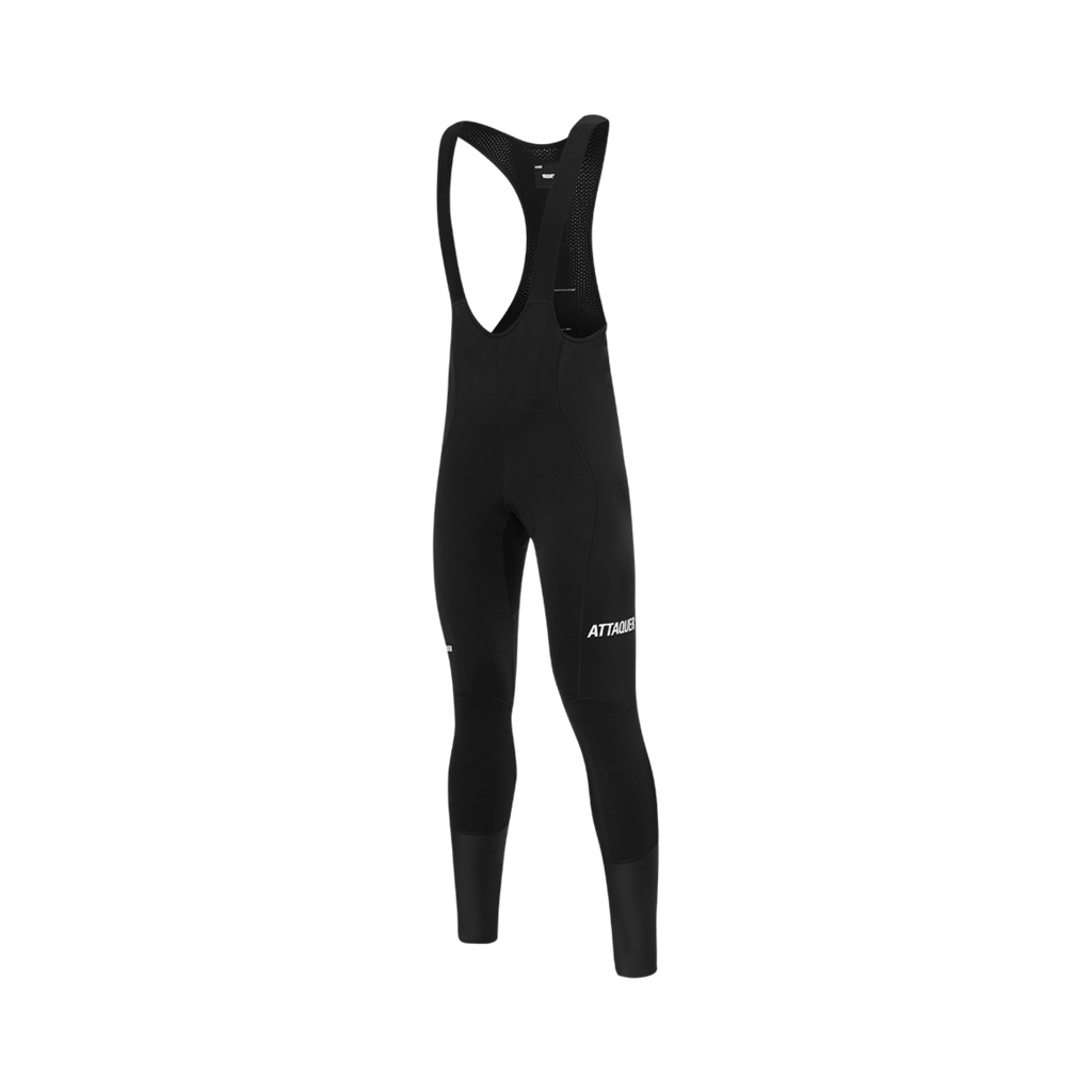 Attaquer All Day Winter Bib Long - Black Reflective Logo