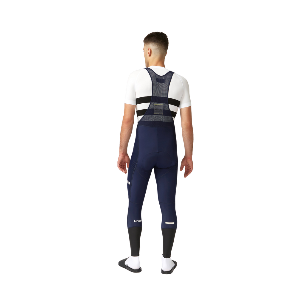 Attaquer All Day Winter Bib Long - Navy Reflective Logo