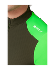 Attaquer All Day Winter Long Sleeved Jersey - Pine/Fluro Green