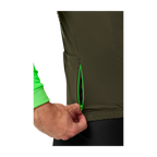 Attaquer All Day Winter Long Sleeved Jersey - Pine/Fluro Green