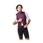 Attaquer Race Rain Softshell Gilet - Burgundy