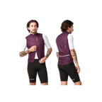 Attaquer Race Rain Softshell Gilet - Burgundy