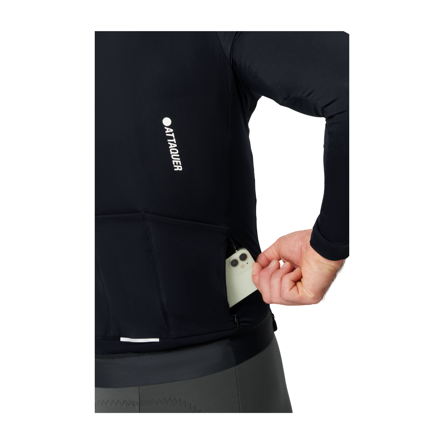 Attaquer Race Winter Long Sleeved Jersey - Black