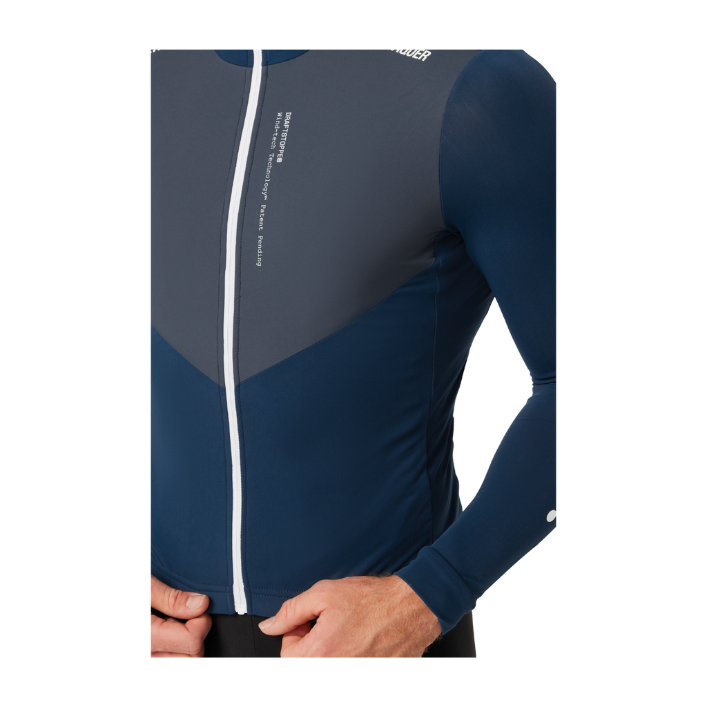 Attaquer Race Winter Long Sleeved Jersey - Vintage Blue