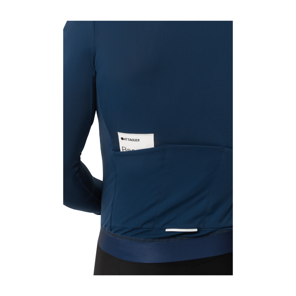 Attaquer Race Winter Long Sleeved Jersey - Vintage Blue