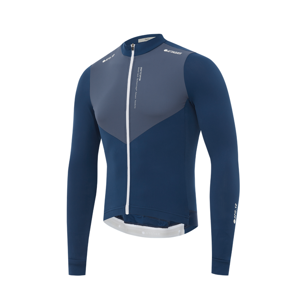 Attaquer Race Winter Long Sleeved Jersey - Vintage Blue