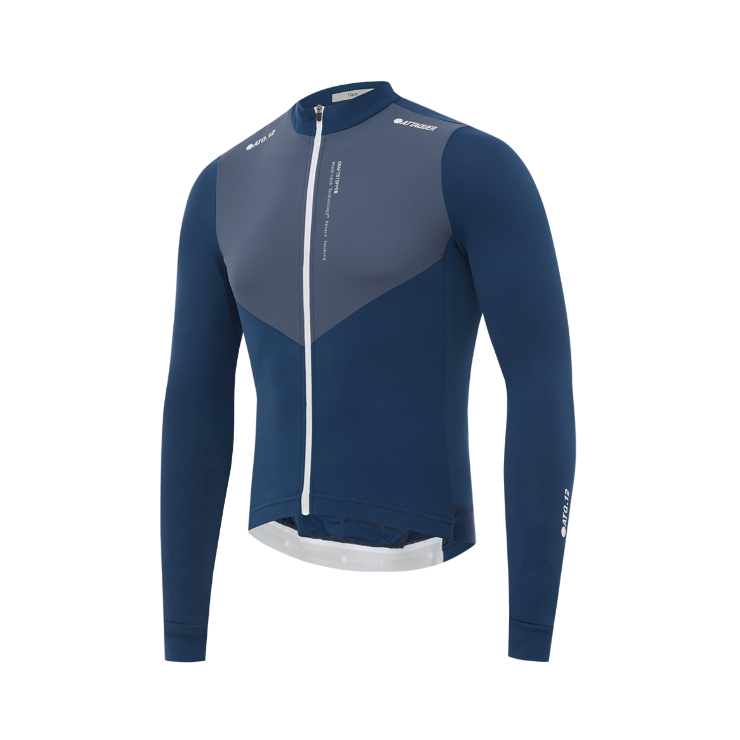 Attaquer Race Winter Long Sleeved Jersey - Vintage Blue