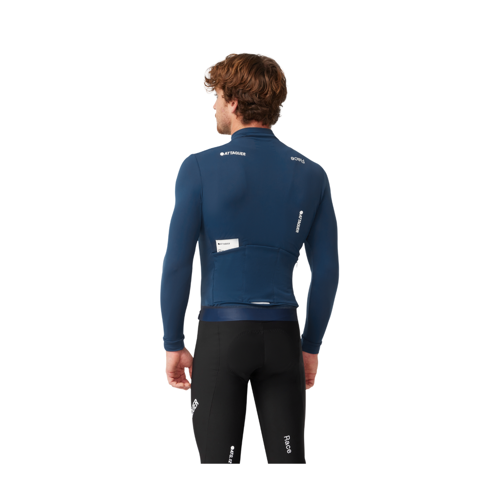 Attaquer Race Winter Long Sleeved Jersey - Vintage Blue