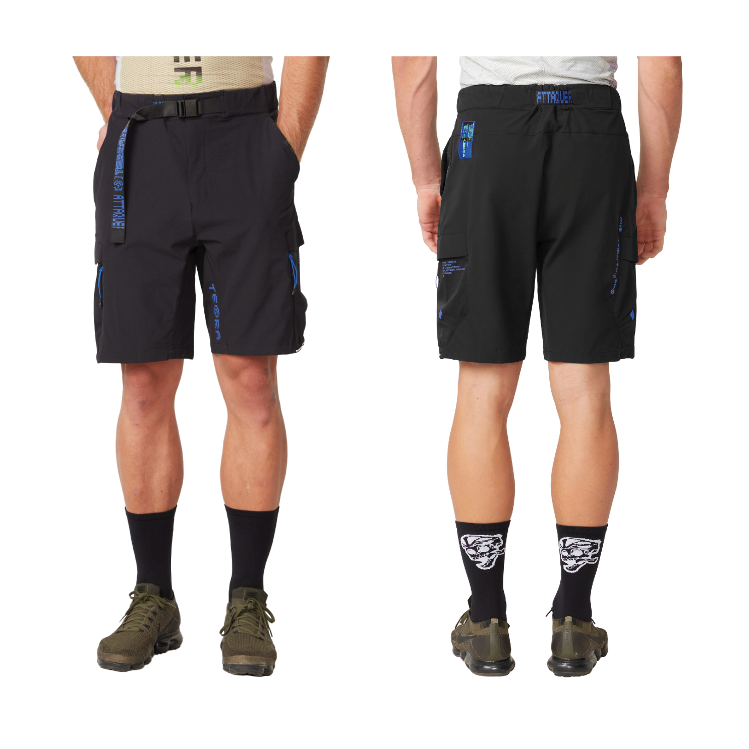 Attaquer Terra Cargo Shorts - Black