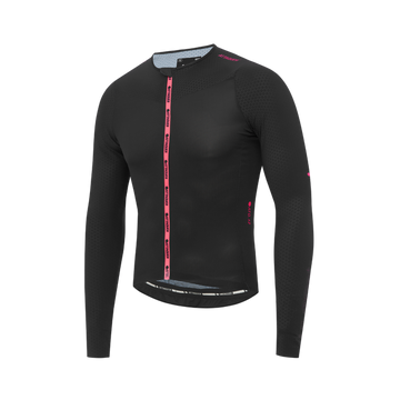 Attaquer ULTRA+ Aero Long Sleeved Jersey - Black/Neon Pink
