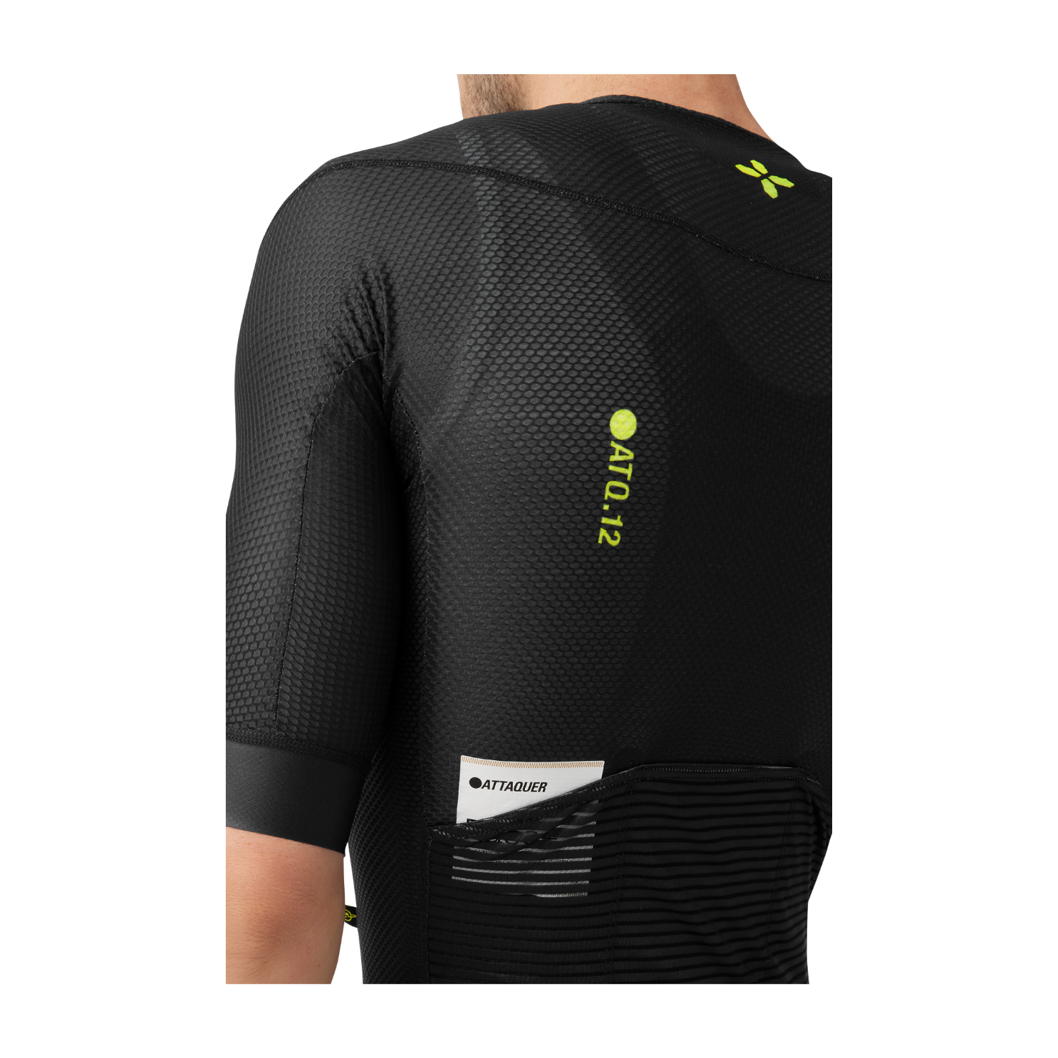 Attaquer ULTRA+ Climbers Jersey - Black/Acid Lime