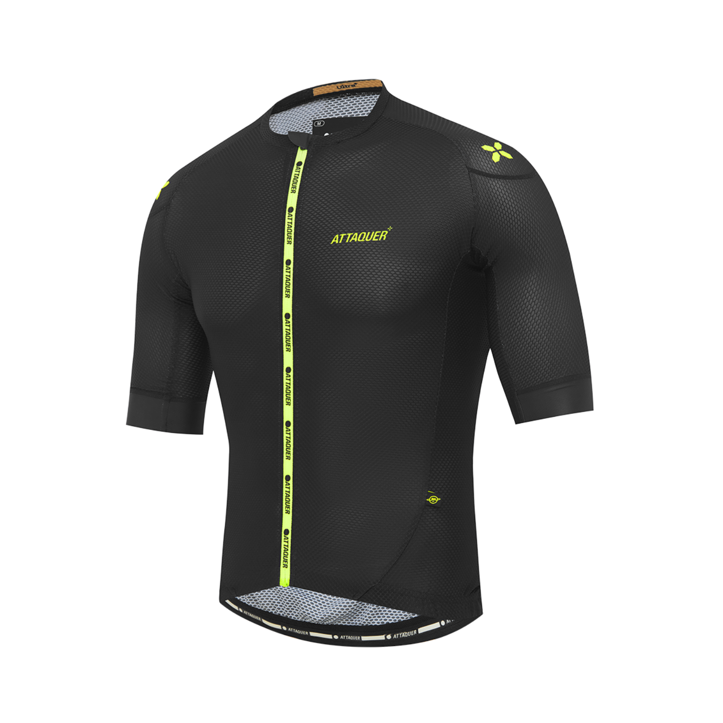 Attaquer ULTRA+ Climbers Jersey - Black/Acid Lime