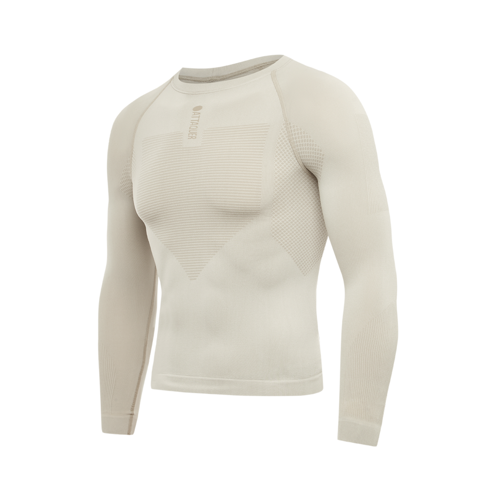 Attaquer Winter Long Sleeved Base Layer - Eggshell