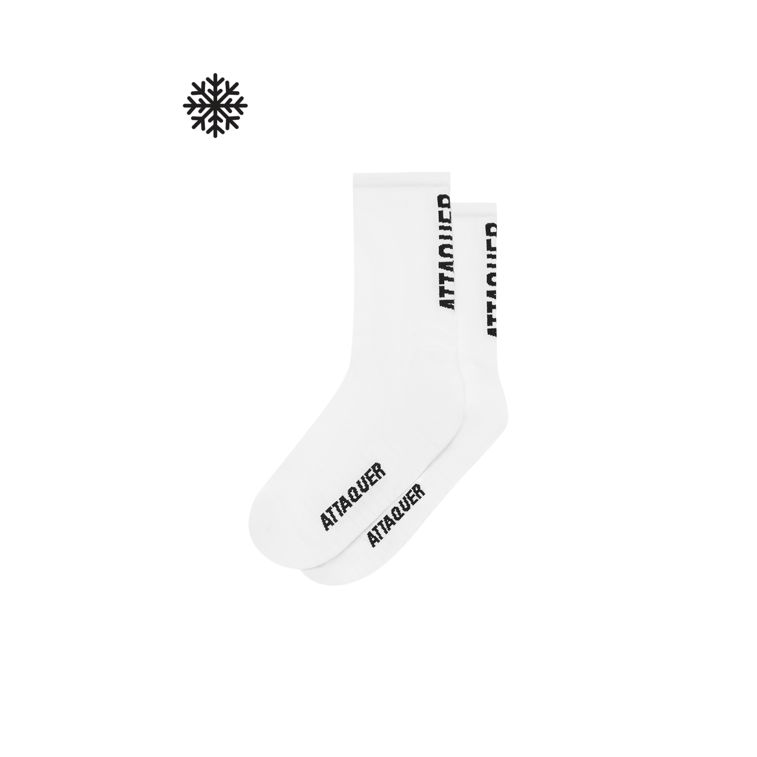 Attaquer Winter Socks - White