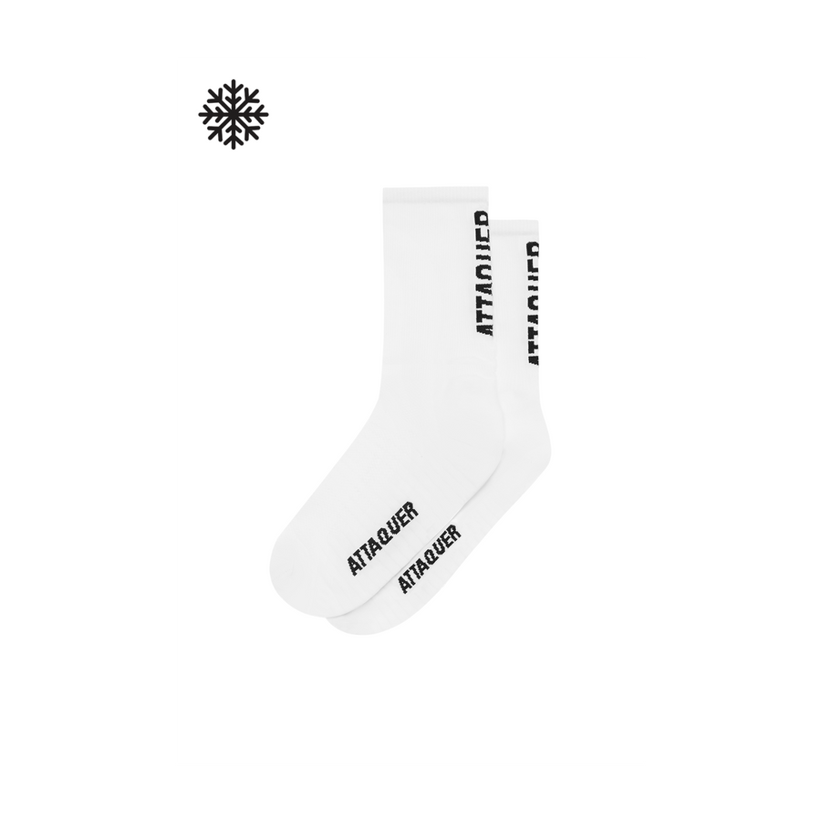 Attaquer Winter Socks - White