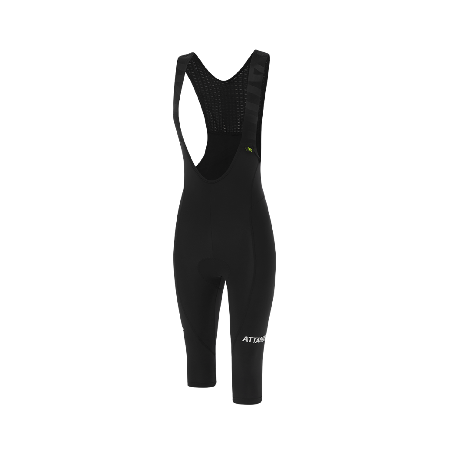 Attaquer Womens All Day 3/4 Bib - Black/White Logo