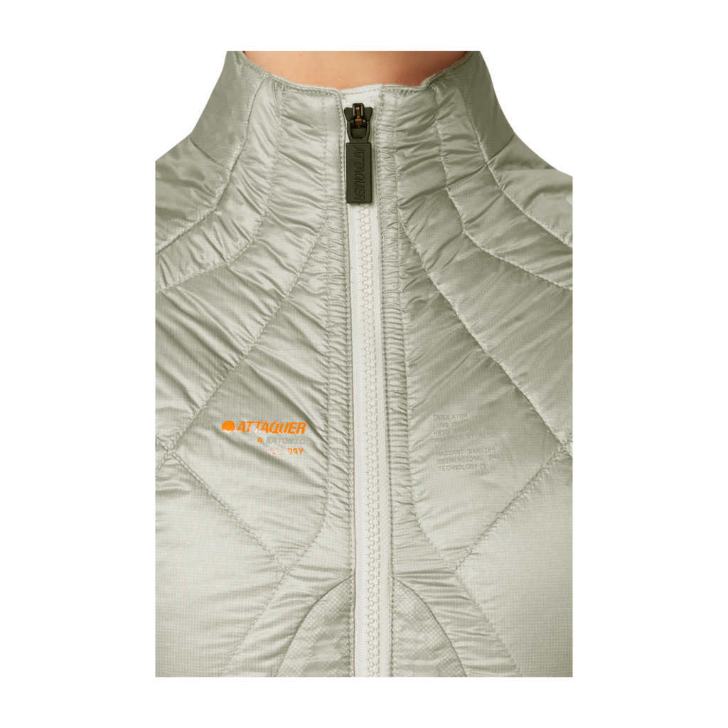 Attaquer Womens All Day Anatomic Insulator Gilet - Eggshell